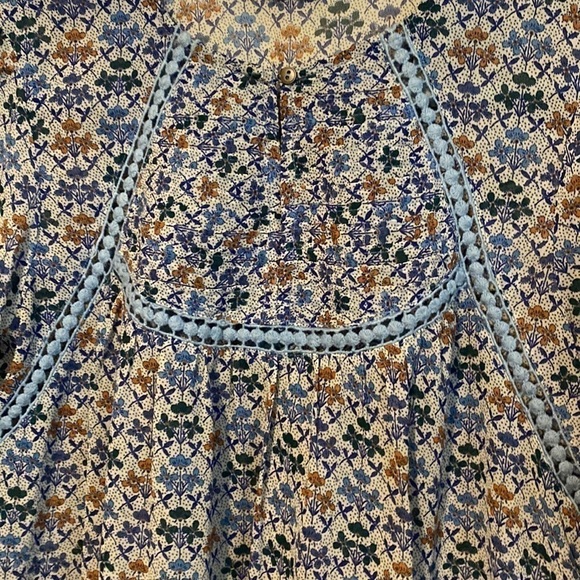 ANTHROPOLOGIE Dresses | embroidered Holding Horses Dress floral babydoll dress 2 - Picture 4 of 10